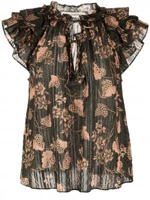 Блузка Aira с цветочным принтом Ulla Johnson. Цвет: разноцветный