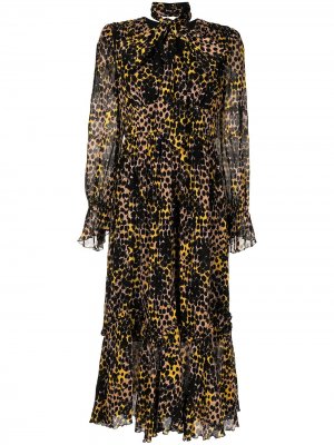 Shazia long-sleeve dress DVF Diane von Furstenberg. Цвет: черный