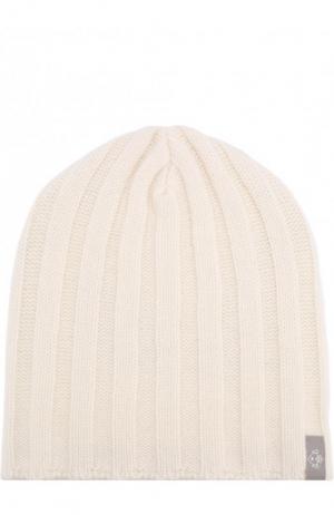 Кашемировая шапка FTC. Цвет: белый