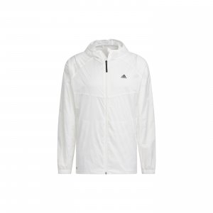 Ultralight UPF Windbreaker With Logo Unisex Outerwear Bright-White IA1784 Adidas