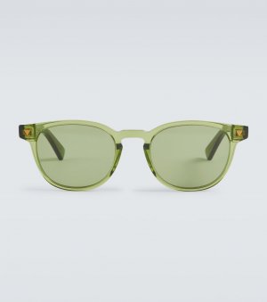 Круглые солнцезащитные очки panthos , зеленый Bottega Veneta