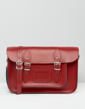 Портфель Leather Satchel Company. Цвет: красный