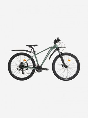 Комплект: велосипед горный Motion 2.0 27,5 с аксессуарами, Зеленый Stern. Цвет: зеленый