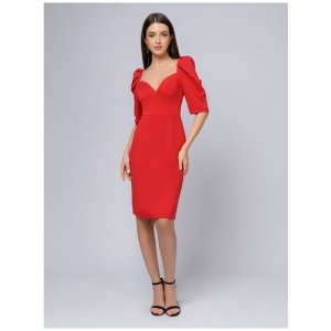 Платье, размер XL, красный 1001dress. Цвет: красный