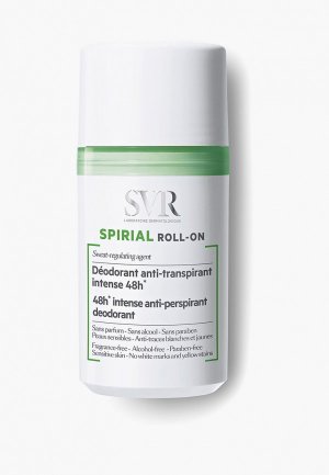 Дезодорант SVR SPIRIAL ROLL-ON, 50 мл. Цвет: прозрачный