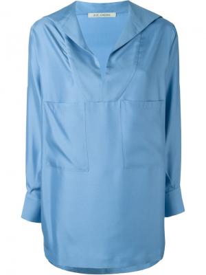 Рубашка Remora Zoe Jordan. Цвет: синий