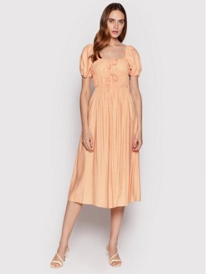 Летнее платье стандартного кроя , оранжевый Glamorous