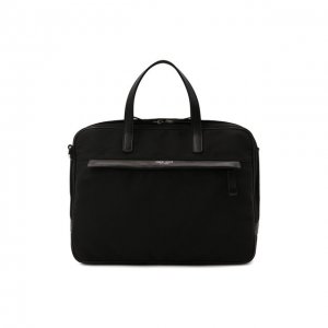 Текстильная сумка для ноутбука Giorgio Armani. Цвет: чёрный