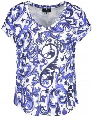Рубашка , морской синий/натуральный белый Monari
