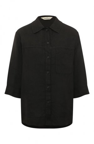Льняная рубашка Gran Sasso. Цвет: чёрный