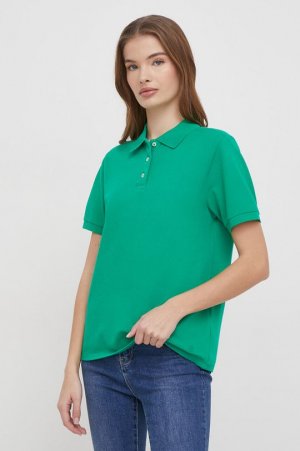 Рубашка поло United Colors of Benetton, зеленый Benetton