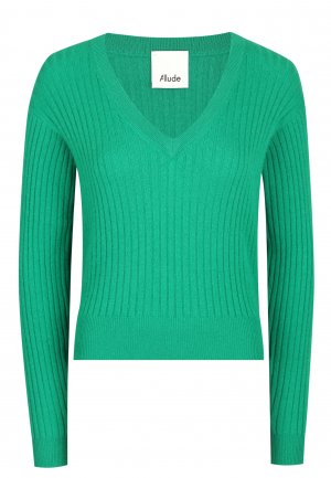 Пуловер ALLUDE. Цвет: зеленый