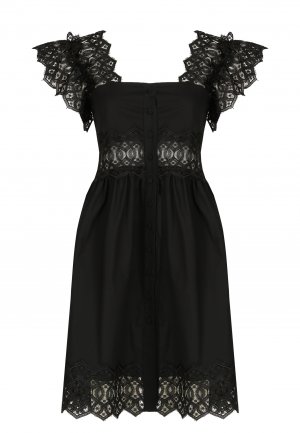 Платье ALBERTA FERRETTI. Цвет: черный