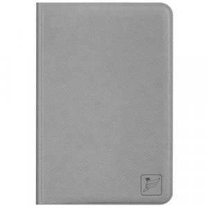 Кредитница FKKR-4E, 4 кармана для карт, визитки, серый Flexpocket. Цвет: серый/светло-серый
