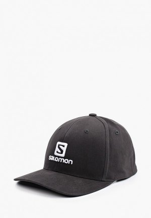 Бейсболка Salomon LOGO CAP. Цвет: черный