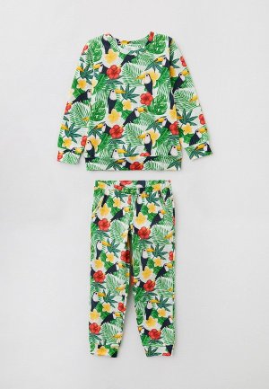 Пижама Ritta Romani EXOTIC. Цвет: зеленый