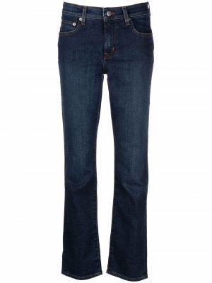 Прямые джинсы средней посадки Lauren Ralph. Цвет: синий