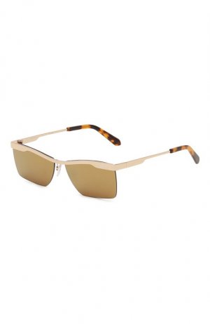 Солнцезащитные очки Off-White. Цвет: коричневый