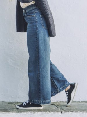 Широкие джинсы Perfect Break Roxy. Цвет: vintage medium blue