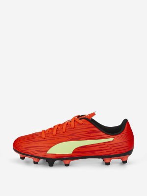 Бутсы для мальчиков Rapido III Fg/Ag Jr, Красный PUMA. Цвет: красный