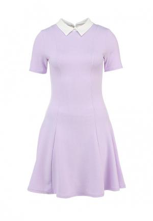 Платье Girlondon. Цвет: фиолетовый