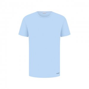 Хлопковая футболка Bluemint. Цвет: синий