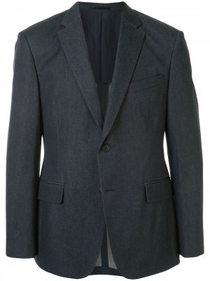 Однобортный пиджак Kent & Curwen. Цвет: синий