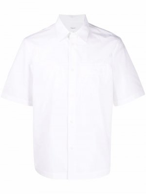 Поплиновая рубашка Oliver с короткими рукавами Filippa K. Цвет: белый