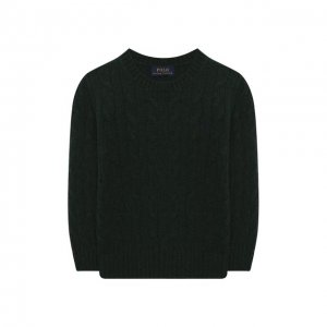 Пуловер из шерсти и кашемира Polo Ralph Lauren. Цвет: зелёный