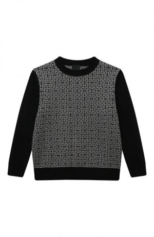 Пуловер из хлопка и кашемира Givenchy. Цвет: чёрный