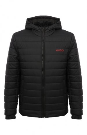 Утепленная куртка HUGO. Цвет: чёрный