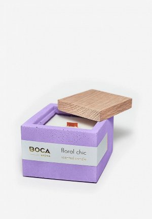 Свеча ароматическая Boca Aroma FLORAL CHIC. Цвет: фиолетовый