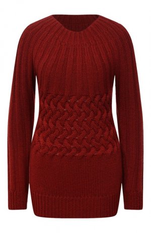 Шерстяной свитер Moorer. Цвет: красный