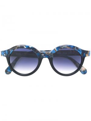 Солнцезащитные очки Lucio Res Rei. Цвет: синий
