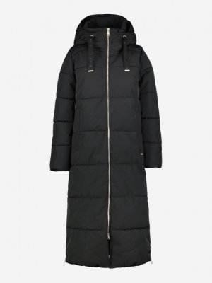 Пальто утепленное женское Heinis, Черный Luhta. Цвет: черный
