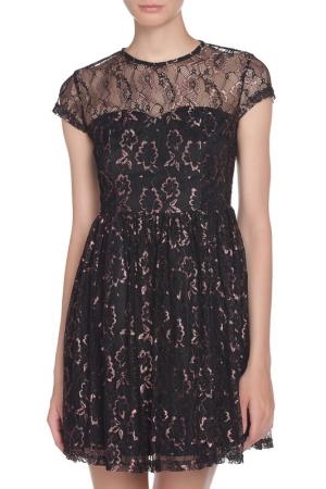 Платье Glamorous. Цвет: black rose lace