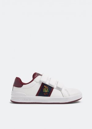 Кроссовки Heritage Court II Bear EZ, белый Polo Ralph Lauren