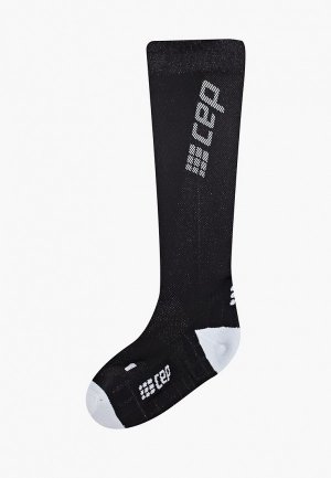 Компрессионные гольфы Cep Smart Carbon UltraThin Compression Knee Socks C1UU. Цвет: черный
