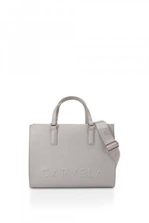 Большая сумка-тоут Frame Midi , серый Carvela