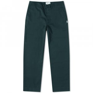 03 Саржевые брюки чинос, зеленый WTAPS
