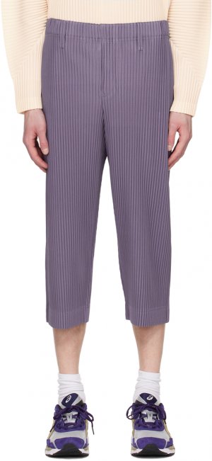 Пурпурные брюки со складками 1 Homme Plissé Issey Miyake