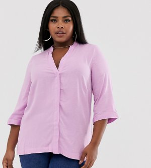 Блузка с вырезом на спине -Розовый цвет i.Scenery