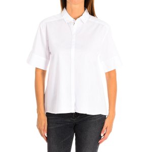 Рубашка с коротким рукавом и классическим воротником лацканами 8947 женщина KARL MARC JOHN