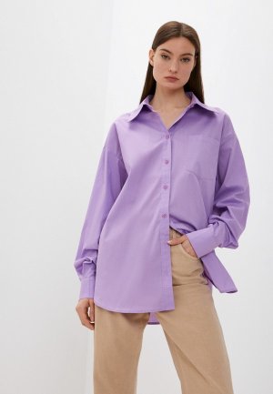 Рубашка Minaku. Цвет: фиолетовый