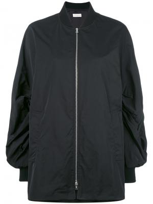 Объемная куртка бомбер Dries Van Noten. Цвет: чёрный