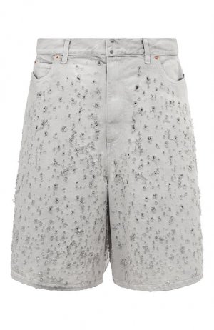 Джинсовые шорты MM6. Цвет: серый