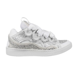 Кроссовки Curb Sneakers 'Crystal Embellishments - White', белый Lanvin