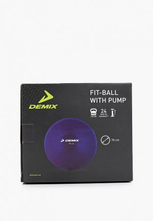 Мяч гимнастический Demix d 75 см. Цвет: синий