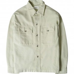 Рубашка Trucker Overshirt, бледно-зеленый Lemaire