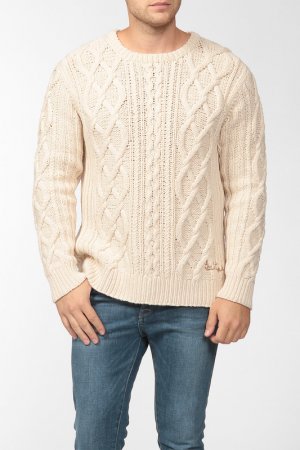 Пуловер вязаный Luis Trenker. Цвет: бежевый